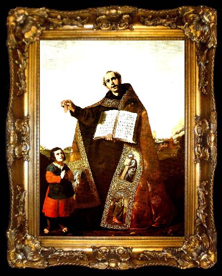 framed  Francisco de Zurbaran romaan and st. barulo, ta009-2